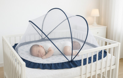 YA enterprise Baby mosquito net crib white HDPE - High Density Poly Ethylene Washable Kids Mosquito Net(Baby white, Tent)