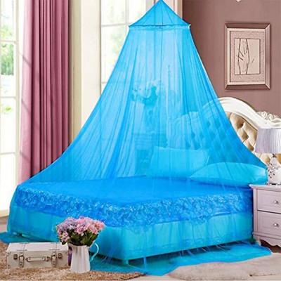 THEWAVE Polyester Adults Washable ZB022_DR_BL_1//1 H58 Mosquito Net(Blue, Ceiling Hung)