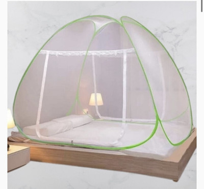 THENR Nylon Adults Washable NR_GREEN_mosquito_06n Mosquito Net(Green, Tent)