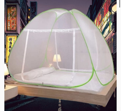 THENR Nylon Adults Washable NR_GREEN_mosquito_18n Mosquito Net(Green, Tent)