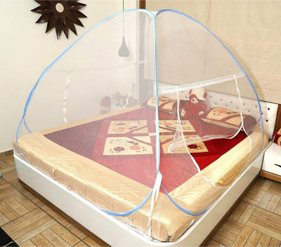 Fozii Enterprises Polyester Adults Washable Fozi86 Mosquito Net(SKY BLUE, Tent)
