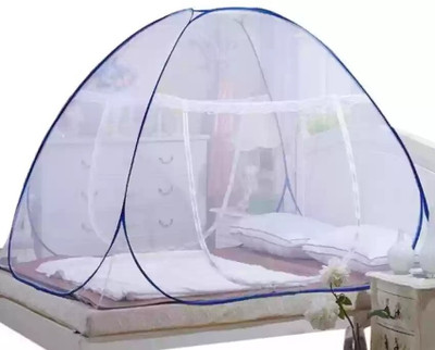 Fozii Enterprises Polyester Adults Washable FoziIGHTY781QAB Mosquito Net(Blue, Tent)