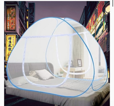 THENR Nylon Adults Washable NR_mosquito_sky_017n Mosquito Net(sky blue, Tent)