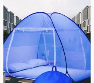 THENR Nylon Adults Washable NR_mosquito_blue_0024n Mosquito Net(Blue, Tent)