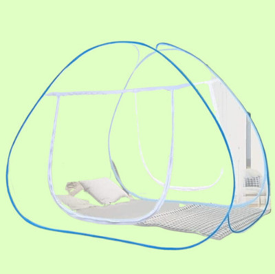 THENR Polyester Adults Washable nr_MOSQUITO_NET_KING_TENT)7888 Mosquito Net(sky blue, Tent)