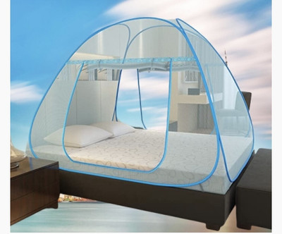 THENR Nylon Adults Washable NR_mosquito_SKYBLUE_550n Mosquito Net(SKY BLUE, Tent)