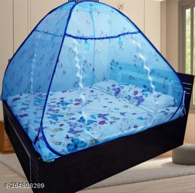 Fozii Enterprises Polyester Adults Washable FFMN-488AB Mosquito Net(Blue, Tent)