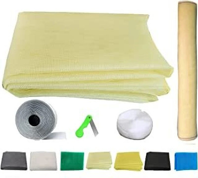 Luvyanshi Traders Polyester Adults Washable 4ft.x 6ft. Ivory Mosquito Net For Window Mosquito Net(Ivory, Frame Hung)
