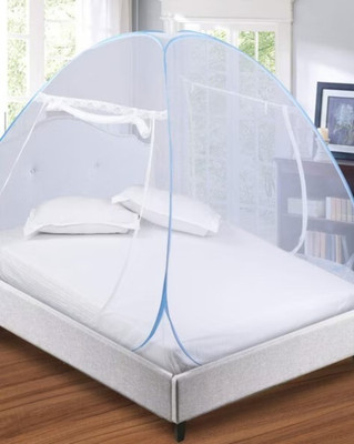 Hitech Polyester Adults Washable MOONLIGHT69HQ_20 Mosquito Net(SKY BLUE, Tent)