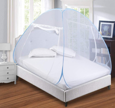 Arkash Cotton Adults Washable Mosquito Net Mosquito Net(White, Bed Box)
