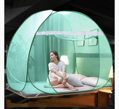 THENR Nylon Adults Washable NR_mosquito_green_006n Mosquito Net(Green, Tent)