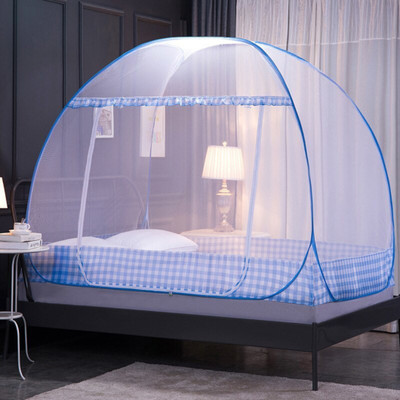 Yunik Polyester Adults Washable MOONLIGHT58NET_16 Mosquito Net(Blue, Tent)