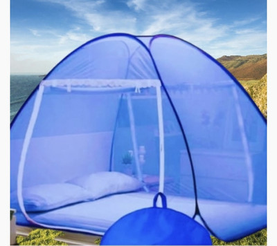 THEE NR Nylon Adults Washable NR_mosquito_blue_0013n Mosquito Net(Blue, Tent)