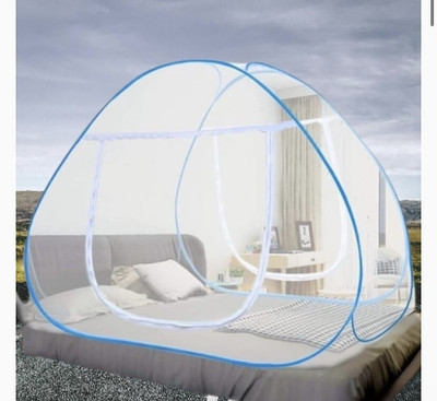 THENR Nylon Adults Washable NR_mosquito_sky_012n Mosquito Net(sky blue, Tent)