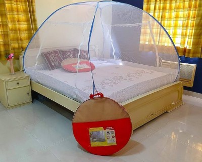 Yunik Polyester Adults Washable PREMIUM MOSQUITO NET Mosquito Net(Light Blue, Tent)