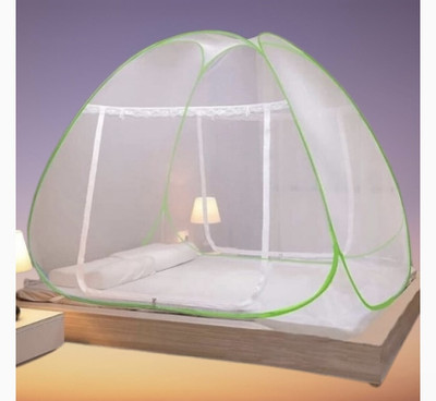 THEE NR Nylon Adults Washable NR_GREEN_mosquito_29n Mosquito Net(Green, Tent)