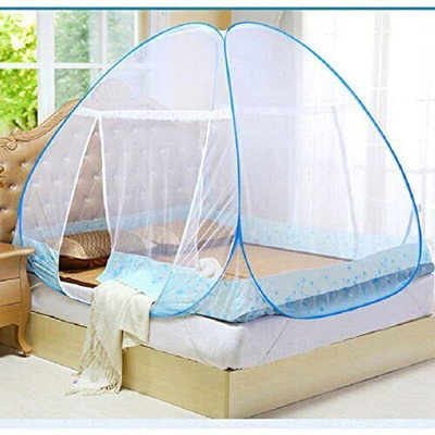 geutejj Polyester Adults Washable mosquito net0.34 Mosquito Net(White, Blue, Tent)