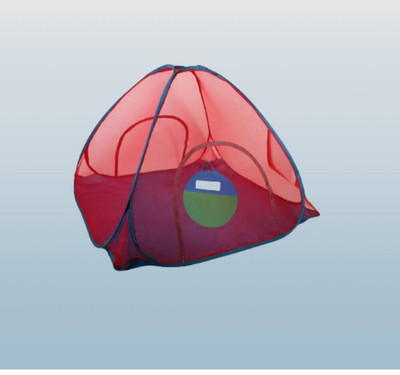 ALTAMASH Polyester Adults Washable Foldable mosquito net_A1 Mosquito Net(Red, Bed Box)