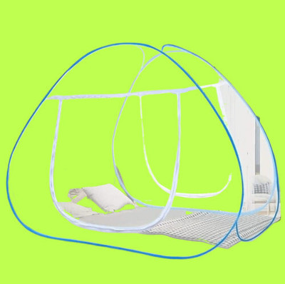 THENR Polyester Adults Washable nr_mosquito_net7897n Mosquito Net(sky blue, Tent)