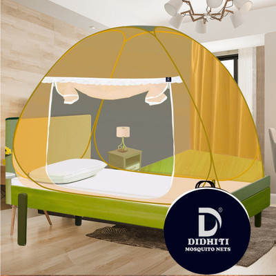 didhiti Polyester Adults Washable machar dani with cover 40 gsm heavy net mosquito tent net Single bed king size m Mosquito Net(Khaki, Khaki, khakhi, khakhi, brown border, colour, Tent) didhiti Polyester Adults Washable machar dani with cover 40 gsm heavy net mosquito tent net Single bed king size m Mosquito Net(Khaki, Khaki, khakhi, khakhi, brown border, colour, Tent)