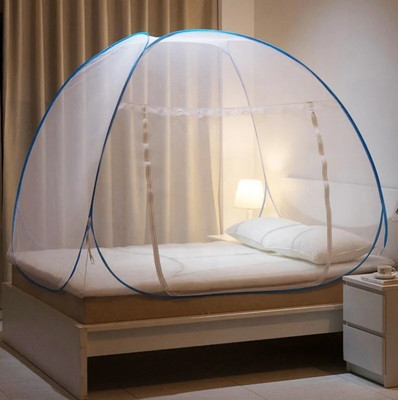 Hitech Polyester Adults Washable S_AV_kingsize_181 Mosquito Net(White, Tent)