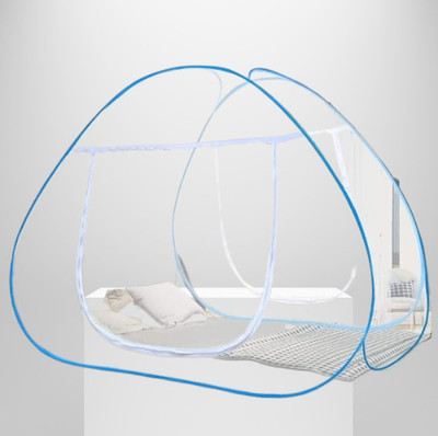 NR Enterprises Polyester Adults Washable nr_MOSQUITO_NET_KING_TENT)7920 Mosquito Net(sky blue, Tent)