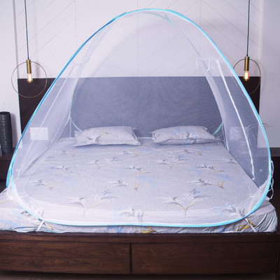 Fozii Enterprises Polyester Adults Washable FFMN-663AB Mosquito Net(White, Tent)