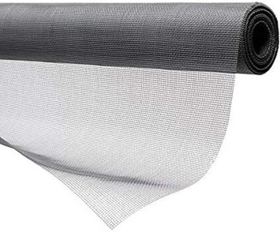 Easynet Fibre Adults Washable 4Ft x 5Ft High Quality 120GSM PVC coated Fiberglass Mosquito Mesh net (MESH only) Mosquito Net(Grey, Frame Hung)