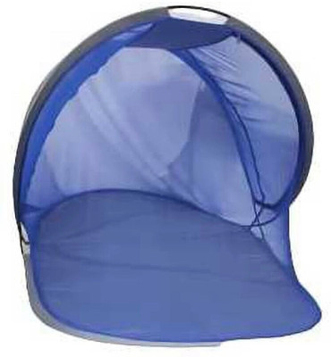 SK Online Services Polyester Adults Washable Blue97 Mosquito Net(Blue, Bed Box)