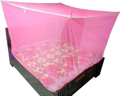 BAPASITARAM Polyester Adults Washable BAPA-SB_D_PK_028 Mosquito Net(Multicolor, Bed Box)