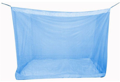 BAPASITARAM Polyester Adults Washable BAPA-The_RK_SB_D_BL_057 Mosquito Net(SKY BLUE, Bed Box)