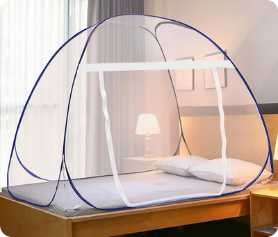 SIFRA Polyester Adults Washable Blue_MS_306 Mosquito Net(Blue, Tent)