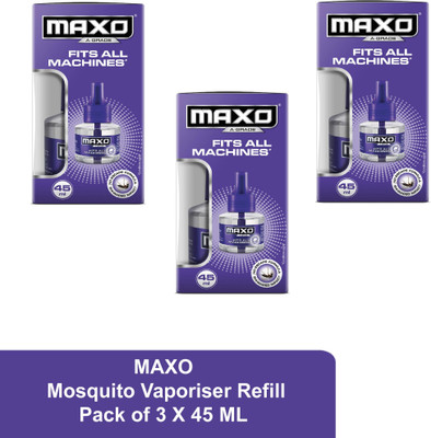 Maxo 8902102197522 Mosquito Vaporiser Refill(3 x 45 ml)