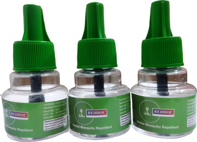 reddoc Herbal Mosquito Repellent Pack of 3 with Machine(3 x 45 ml)