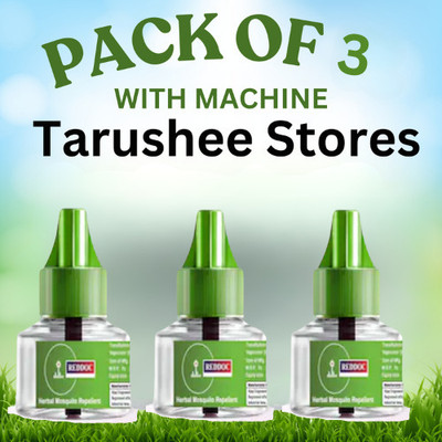 reddoc Liquid Vaporizer RefillsKills Dengue Malaria & Mosquitoe pack of 3 with Machine Mosquito Vaporiser Refill(3 x 45 ml)