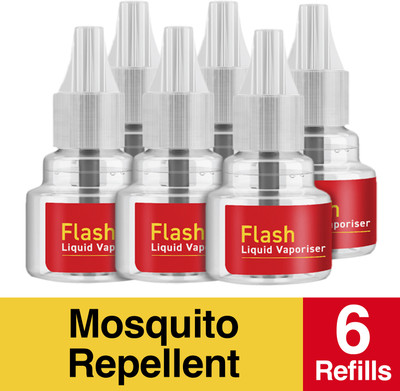 Good Knight Flash Liquid Mosquito Vaporiser Refill(6 x 45 ml)
