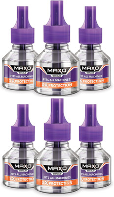 Maxo JLGH30821 Mosquito Vaporiser Refill(6 x 45 ml)