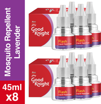 Good Knight Gold Flash Mosquito Vaporiser Refill(8 x 45 ml)