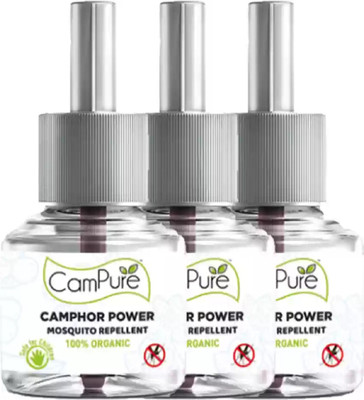 CamPure Camphor Mosquito Vaporiser Refill(3 x 45 ml)