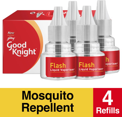 Good Knight Gold Flash Repellent Liquid Mosquito Vaporiser Refill(4 x 45 ml)