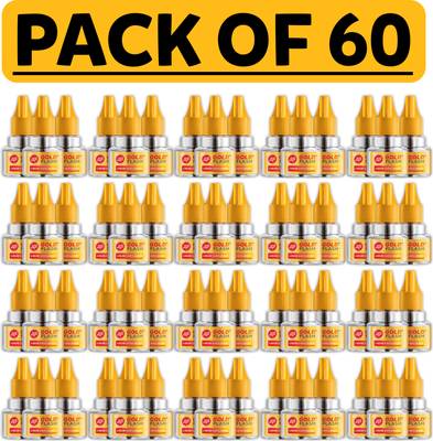 GOOD KNIIGHT Gold Flash Liquid Vapourizer| Mosquito Repellent Refill | Pack of 60 (45ml each) Mosquito Vaporiser Refill