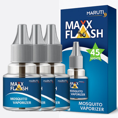 Maxx flash SMART ECO-FRIENDLY Mosquito Vaporiser Refill | Long-Lasting & Effective Liquid Mosquito Vaporiser Refill(3 x 15 ml)
