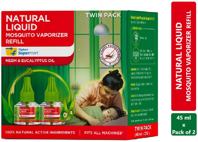 Flipkart Supermart Natural Mosquito Repellant Liquidator Refill Mosquito Vaporiser Refill(2 x 45 ml)