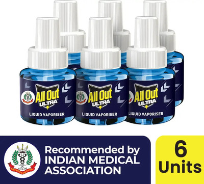 All Out Ultra Mosquito Vaporiser Refill(6 x 45 ml)