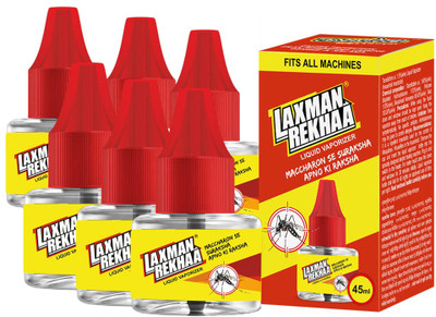 Laxmanrekhaa Mosquito Vaporizer Mosquito Vaporiser Refill(6 x 45 ml)