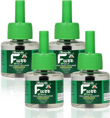 Mosquito Furr Naturals Neem Liquid Mosquito Vaporiser Refill Mosquito Vaporiser Refill(4 x 11.25 ml)