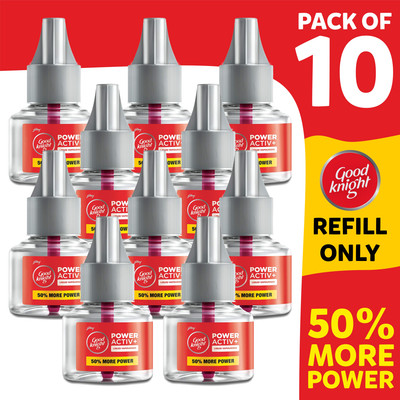 Good Knight Power Active Plus Liquid Mosquito Vaporiser Refill(10 x 4.5 ml)