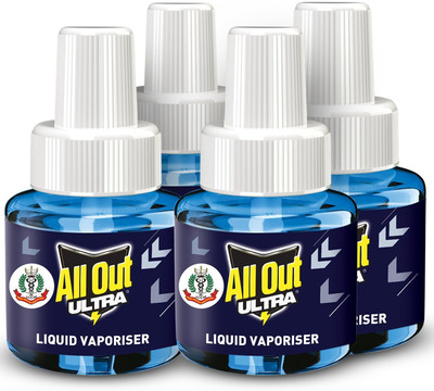 All Out Ultra Mosquito Vaporiser Refill-4Refill Mosquito Vaporiser(1 Unit 4 Refill)