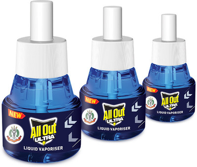 All Out Ultra Mosquito Vaporiser Refill(3 x 45 ml)