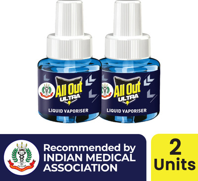 All Out Ultra Mosquito Vaporiser Refill(2 x 45 ml)
